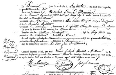 MEUNIER Nicolas Edouard