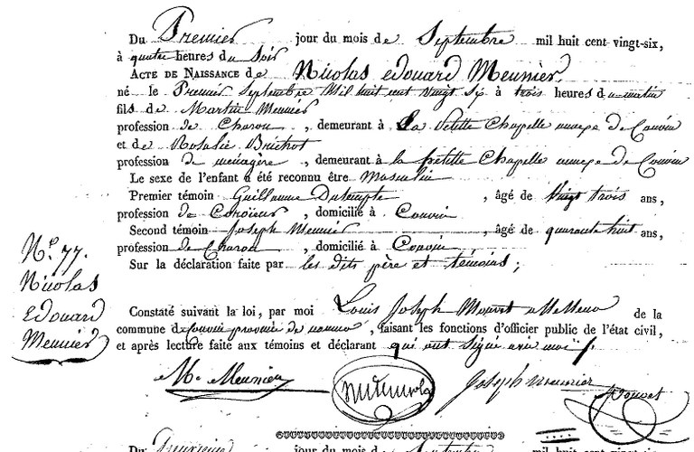 MEUNIER Nicolas Edouard