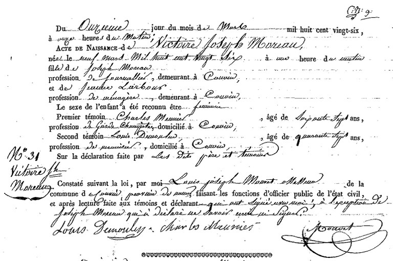 MOREAU Victoire Joseph