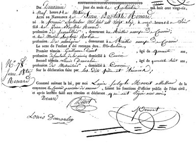 RENARD Jean Baptiste