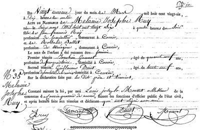 RUY Mélanie Joseph