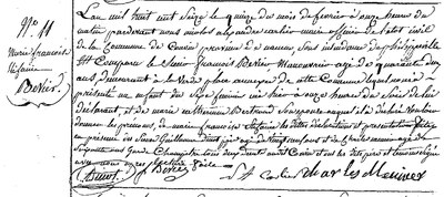BEVIER Marie Françoise Stéphanie