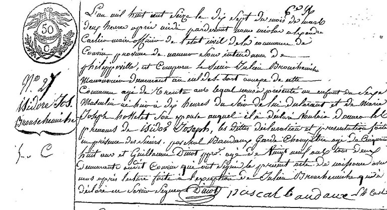 BROUSMICHE Isidore Joseph