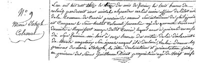 COLONVAL Marie Joseph