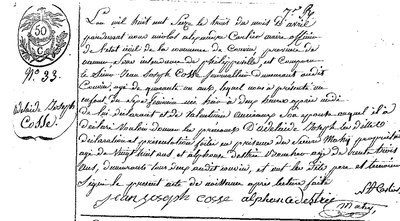 COSSE Adélaide Joseph