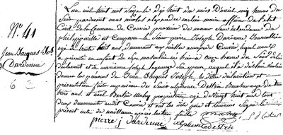 DARDENNE Jean Jacques Joseph