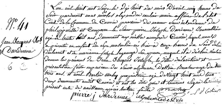 DARDENNE Jean Jacques Joseph