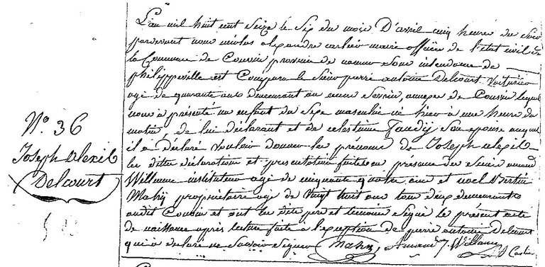 DELCOURT Joseph Alexis