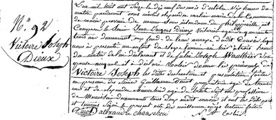 DIEUX Victoire Joseph