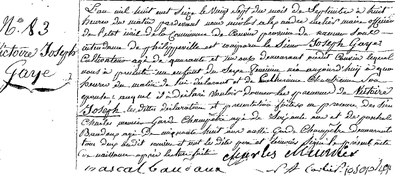 GAYE Victoire Joseph