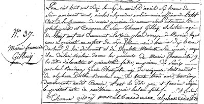 GILBAY Marie Françoise