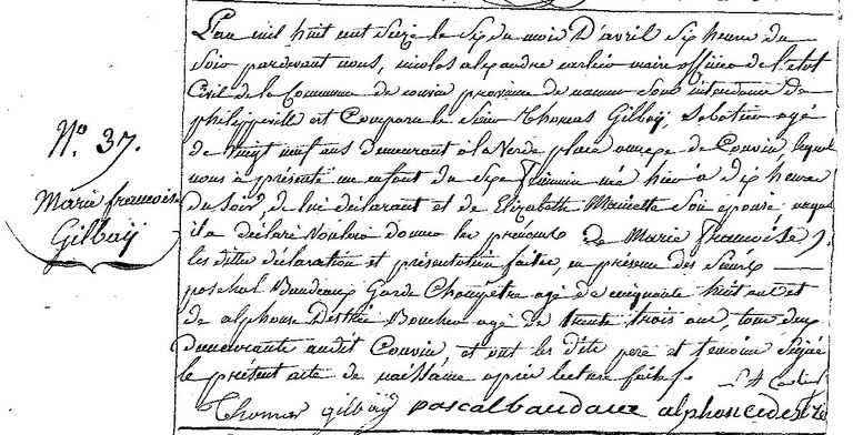 GILBAY Marie Françoise