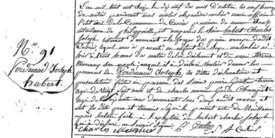 HUBERT Ferdinand Joseph