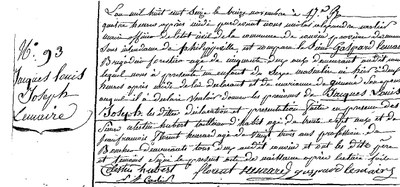 LEMAIRE Jacques Louis Joseph