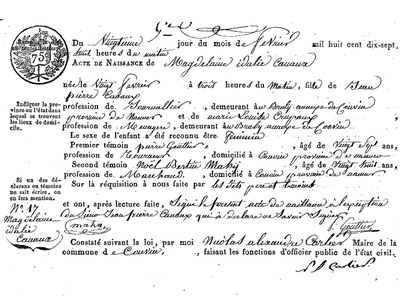 CANAUX Magdelaine Idalie