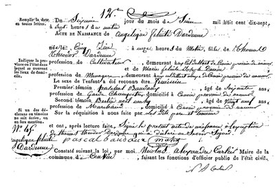 DARDENNE Angélique Félicité
