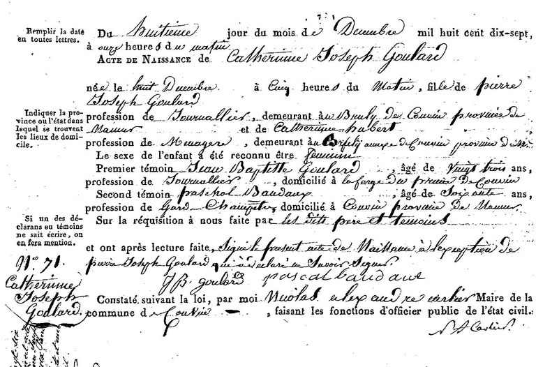 GOULARD Catherine Joseph