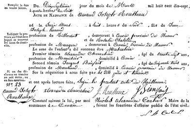 ROUSSEAUX Amand Joseph