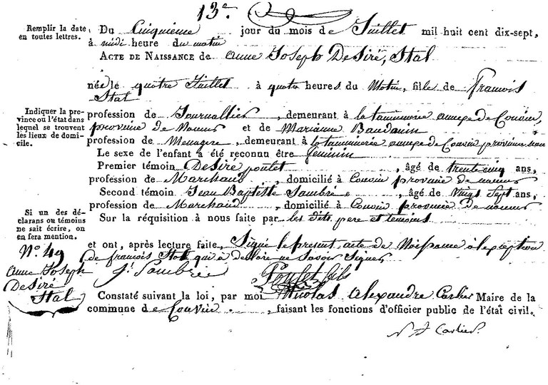 STAL Anne Joseph Désirée