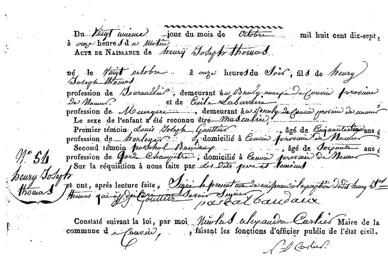 THOMAS Henry Joseph