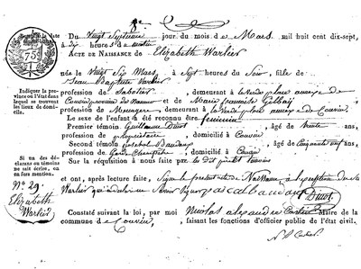 WARLIER Elisabeth
