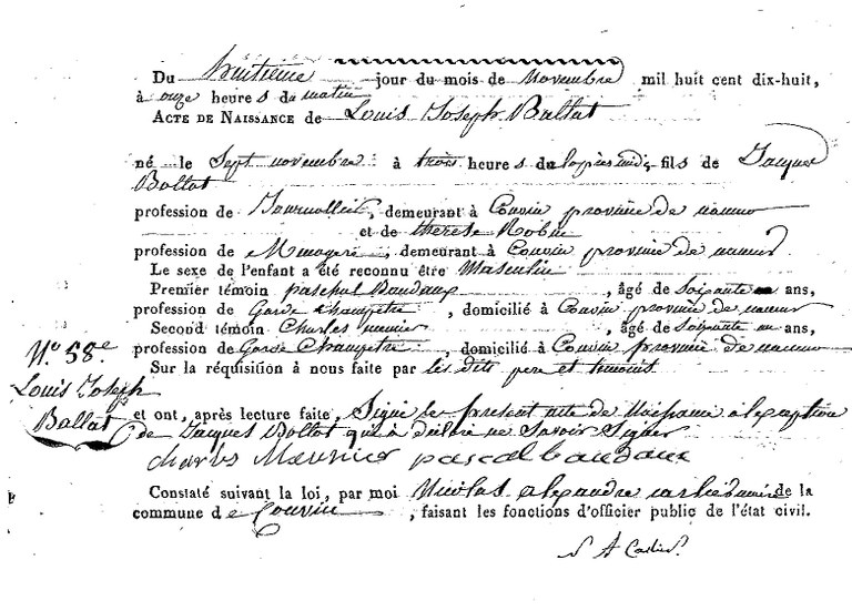 BALLAT Louis Joseph