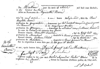 BARRE Hiacinthe
