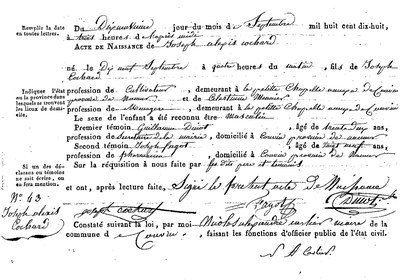 COCHARD Joseph Alexis