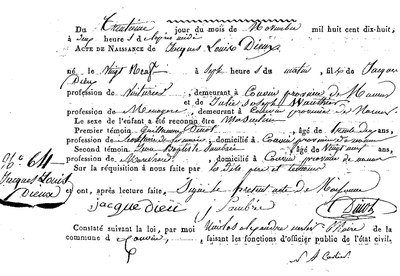 DIEUX Jacques Louis