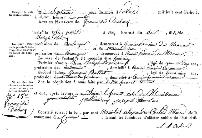 DUBUCQ Françoise