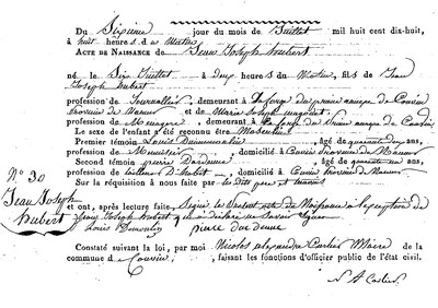 HUBERT Jean Joseph