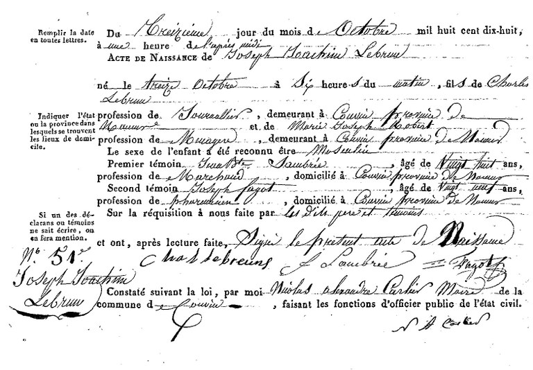 LEBRUN Joseph Joachim