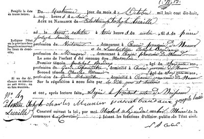 LECAILLE Célestin Joseph