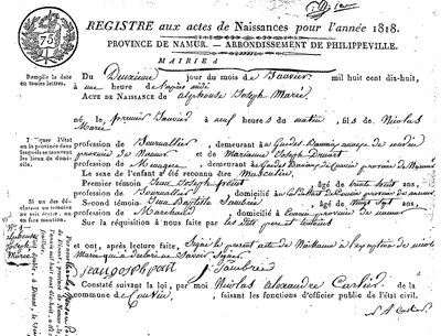 MAREE Alphonse Joseph