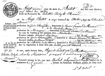 MEUNIER Célestin Joseph