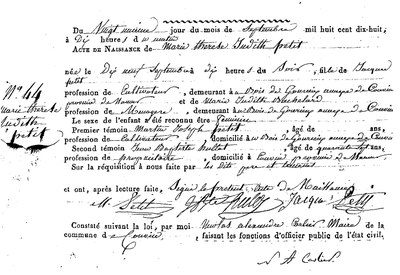 PETIT Marie Thérèse Judith