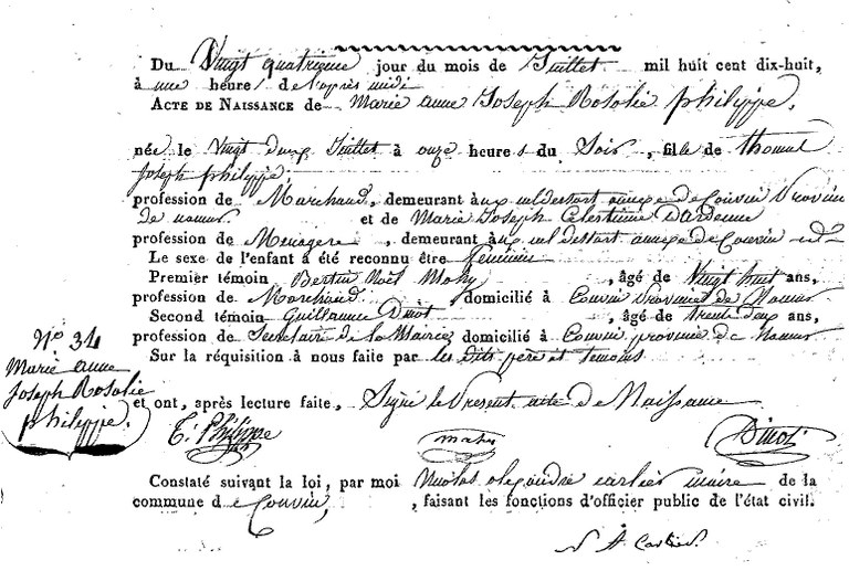 PHILIPPE Marie Anne Joseph Rosalie