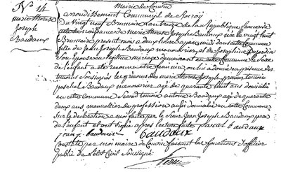 BAUDAUX Marie Therese Joseph