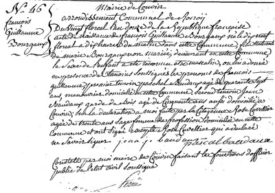 BOURGAUX François Guillaume