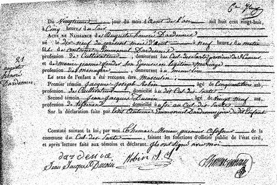 DARDENNES Auguste Honoré