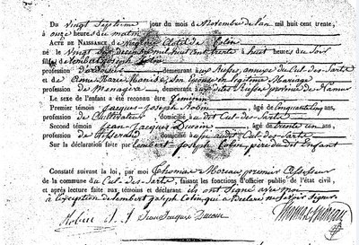 Colin Virginie Clotilde