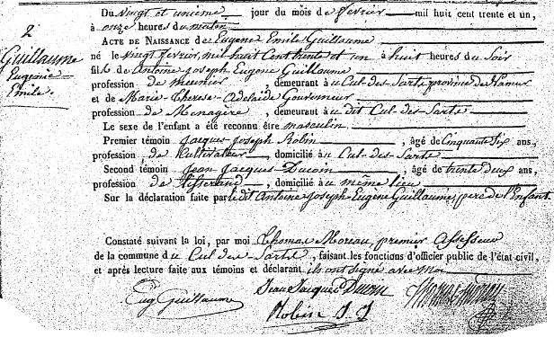 Guillaume Eugène Emile