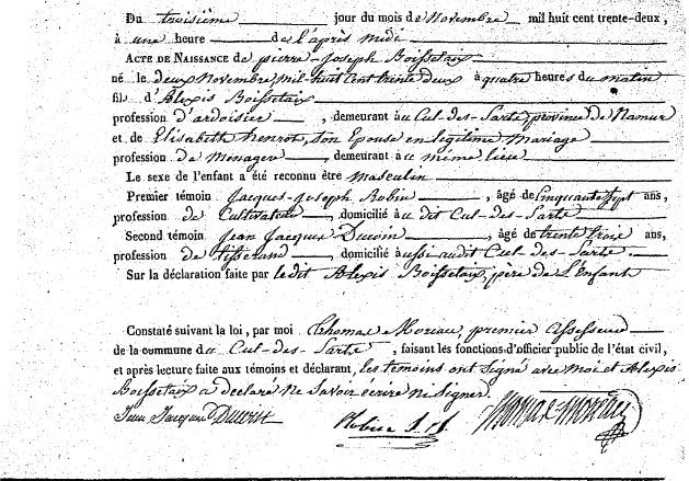 Boissetaix Pierre Joseph
