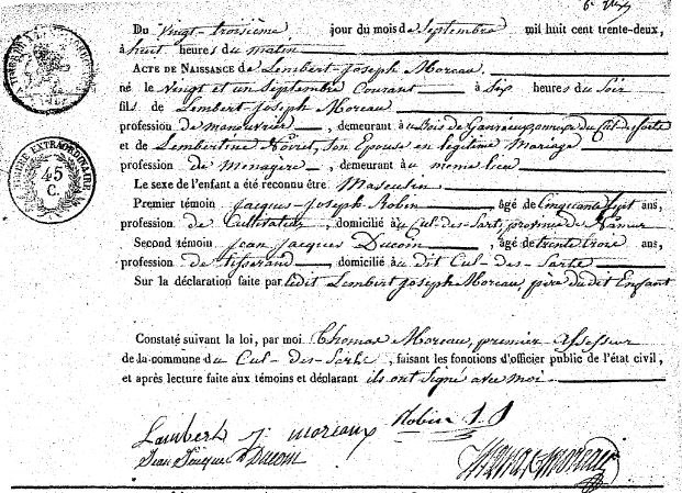 Moreau Lambert Joseph