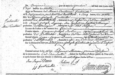 Fontenelle Marie Constance