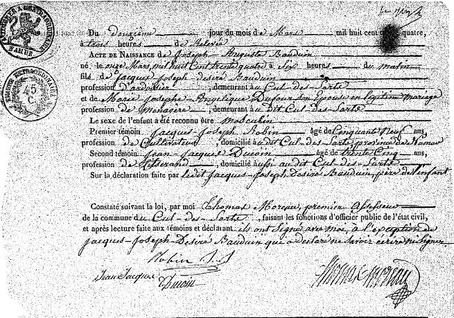 Bauduin Joseph Auguste