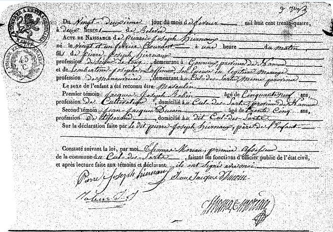 Hiernaux Pierre Joseph