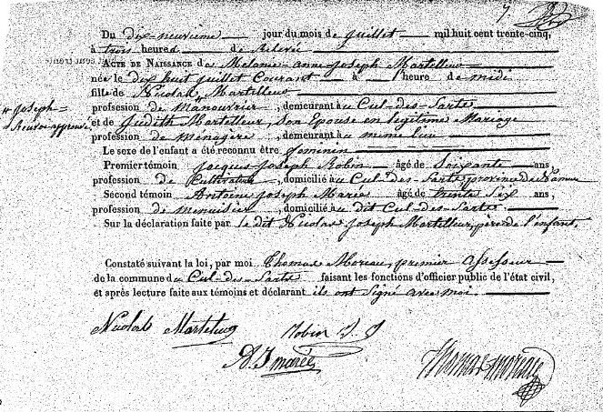 Martelleur Mélanie Anne Josephe