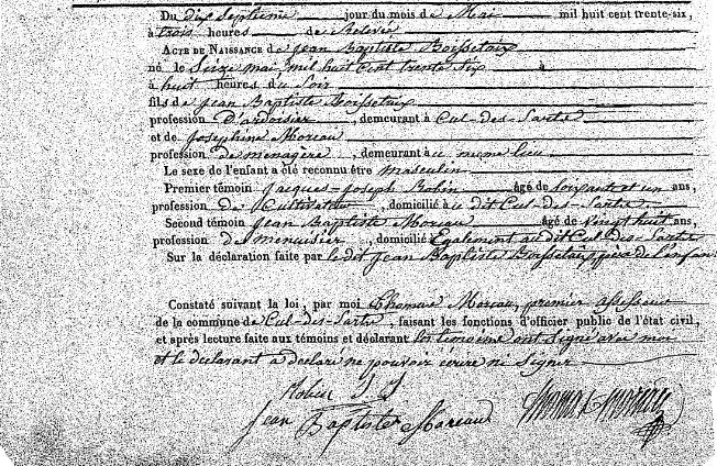 Boissetaix Jean Baptiste
