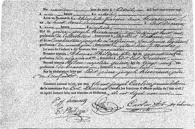 Hiernaux Théophile François Louis